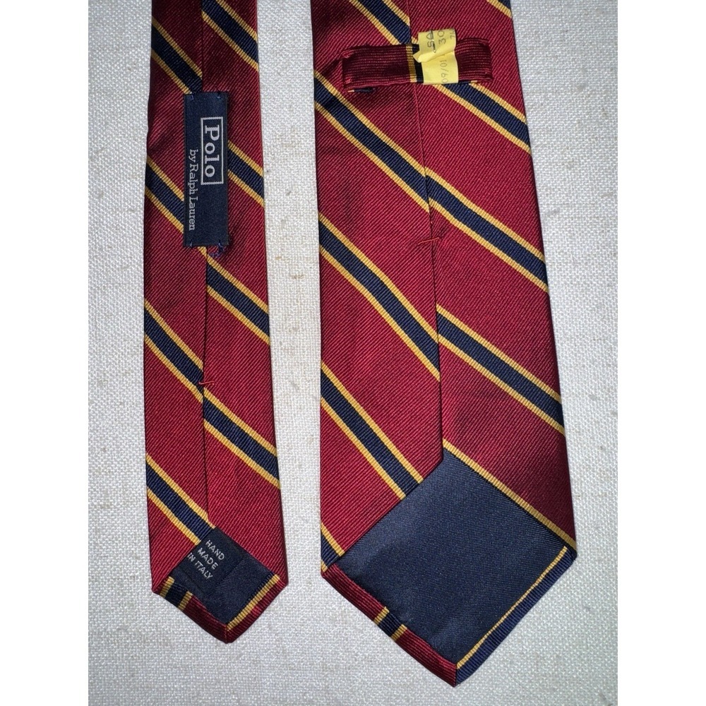 Men's Neck Tie NeckTie LOT of‎ 4 Polo Ralph Lauren Italy - Picture 5 of 8